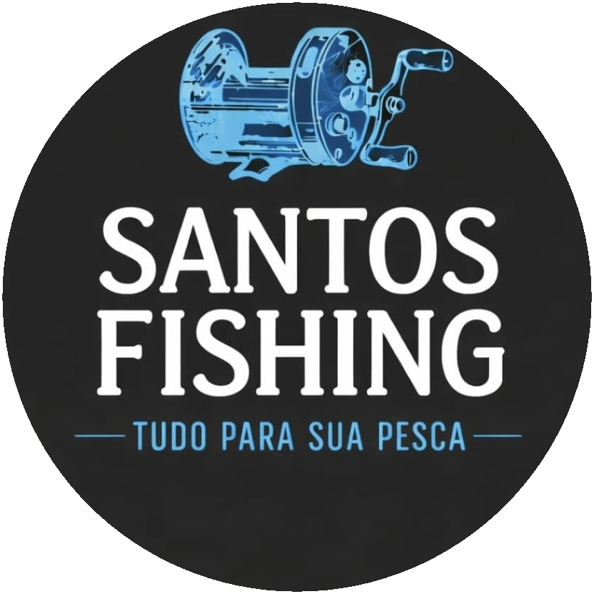 Logo Santos Fishing — Tudo para sua pesca